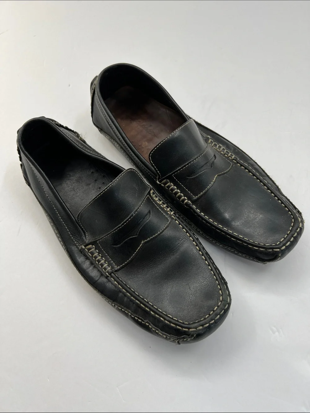 Clarks Leather Penny Loafer Driving Mocs